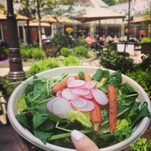 Gluten-free salad from Tavern on the Green